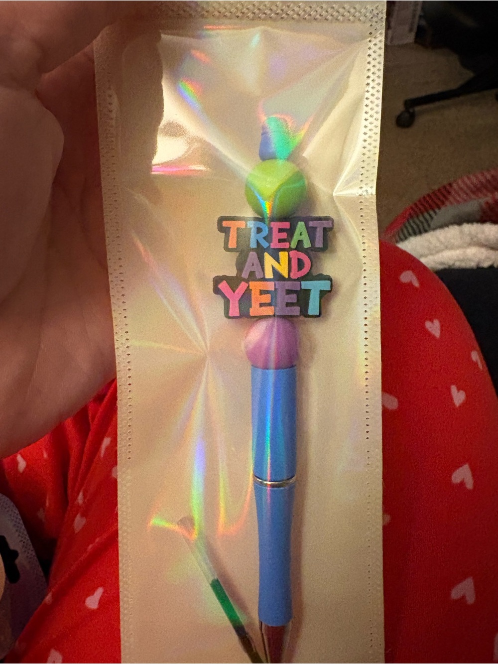 Treat and Yeet Multicolor Ball Top Pen - Home Party Supplies